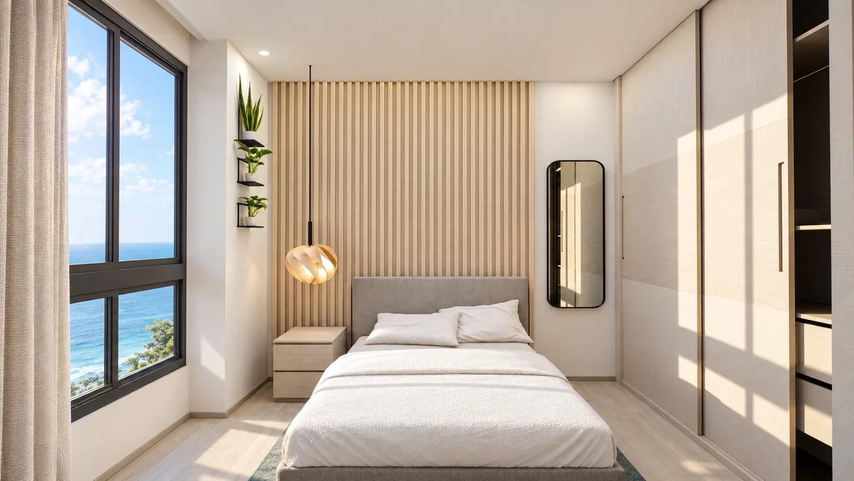 CORALINA — Habitación principal con vista al mar