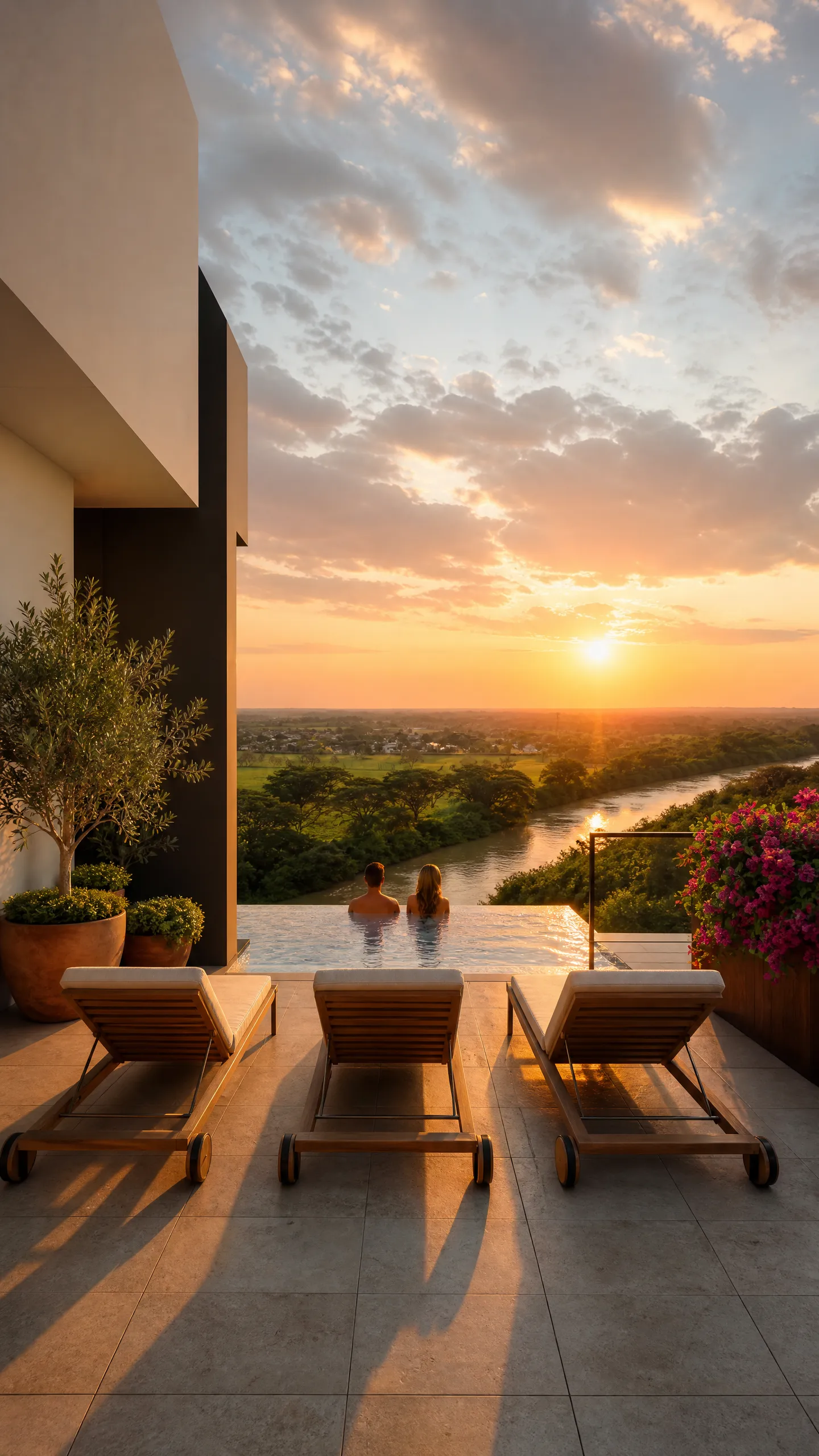 SOHO LIVING — Piscina de borde infinito